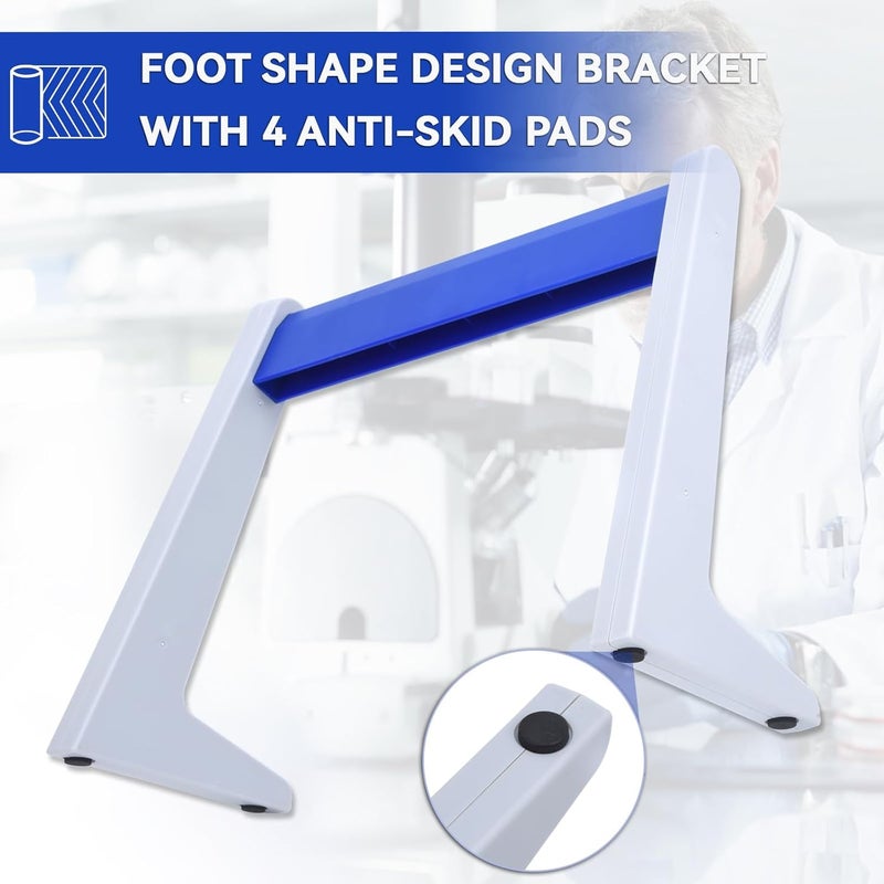 Weramics Store Plastic lab Pipette Rack Holder Stand Scientific Lab Linear Pipettor Holder Stand Bracket for Hanging 7-8 Laboratory Micropipette - Image 3